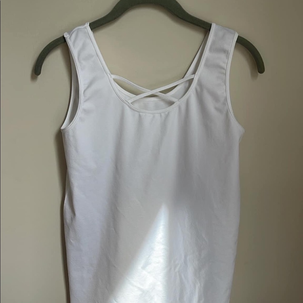 White tank top